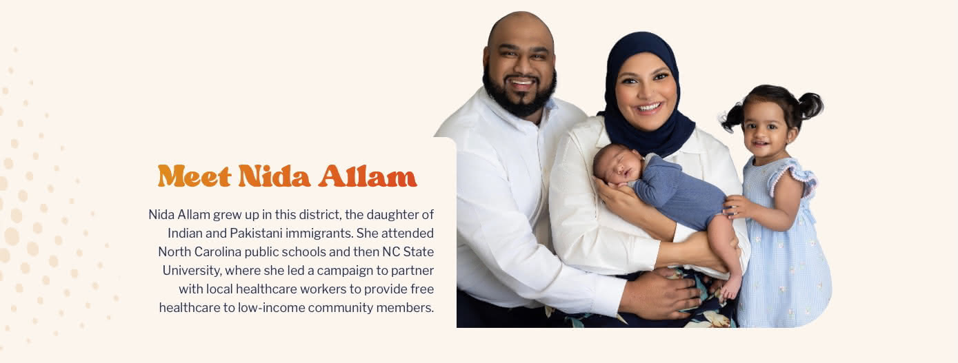 Endorsement: Nida Allam for Congress (NC‑04)