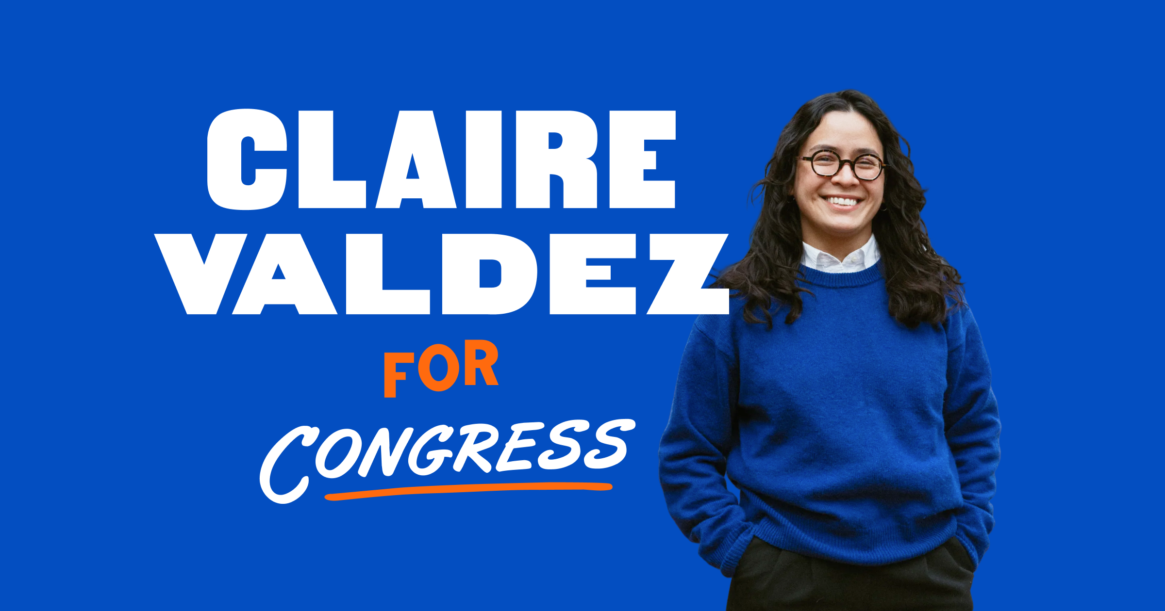 Claire Valdez for Congress.