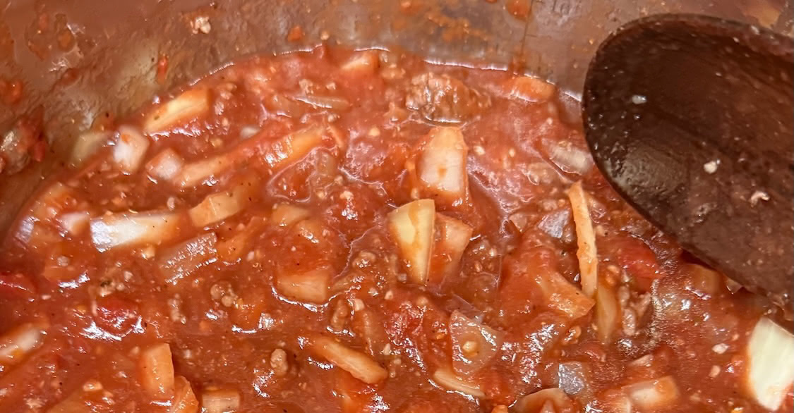 Making My Pasta Sauce